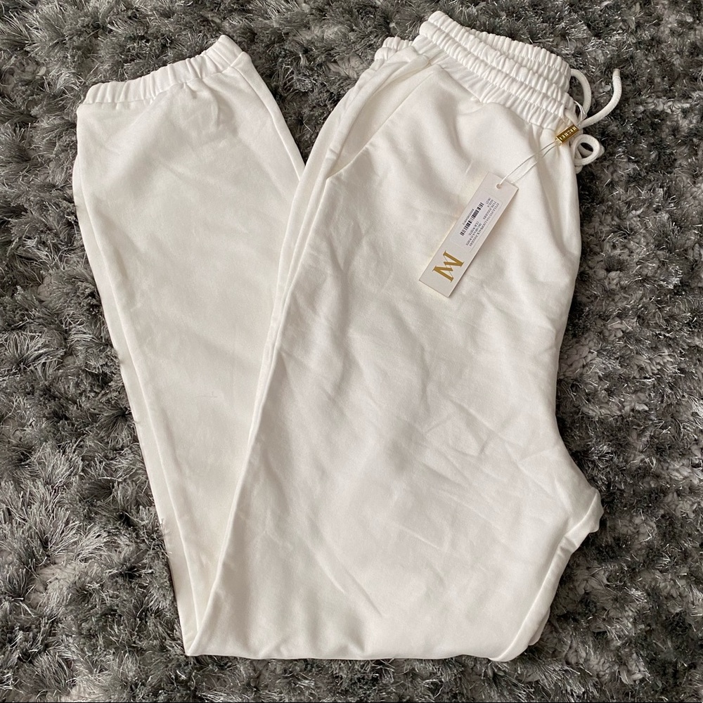 Meshki Off White Joggers
